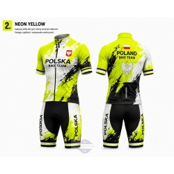 POLAND TEAM LETNI KOMPLET ROWEROWY 2025/26 YELLOW