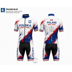 POLAND TEAM LETNI KOMPLET ROWEROWY 2025/26 BLUE