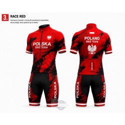 POLAND TEAM LETNI KOMPLET ROWEROWY 2025/26 BLUE