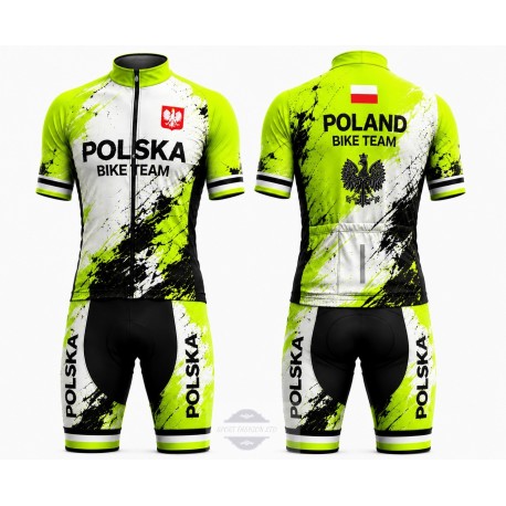 POLAND TEAM LETNI KOMPLET ROWEROWY 2026 GREEN