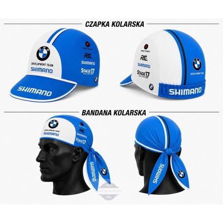 BMW CZAPKA LUB BANDANA ROWEROWA MODEL 2020/21 BLUE