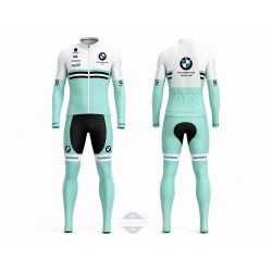 BMW DŁUGI KOMPLET ROWEROWY MODEL 2020/21 BLUE