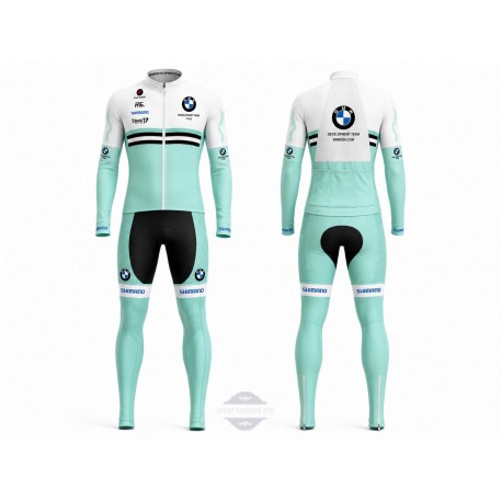 BMW DŁUGI KOMPLET ROWEROWY MODEL 2020/21 BLUE