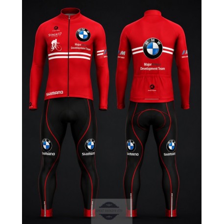 BMW DŁUGI KOMPLET ROWEROWY MODEL 2015 RED