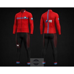 BMW DŁUGI KOMPLET ROWEROWY MODEL 2016 RED