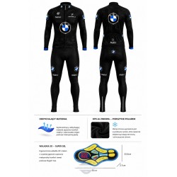 BMW DŁUGI KOMPLET ROWEROWY MODEL 2022/23 BLACK