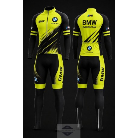 BMW DŁUGI KOMPLET ROWEROWY MODEL 2024 YELLOW