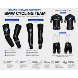 RĘKAWKI LUB NOGAWKI ROWEROWE BMW MODEL 2021/22 BLACK