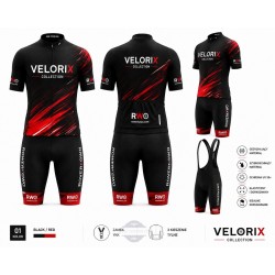 ROWERKOWO LETNI KOMPLET ROWEROWY MODEL 2026 BLACK