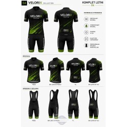ROWERKOWO LETNI KOMPLET ROWEROWY MODEL 2026 BLACK