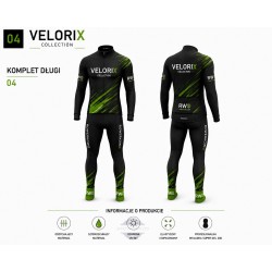 ROWERKOWO DŁUGI KOMPLET ROWEROWY MODEL 2026 BLACK-BLUE