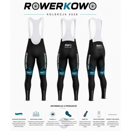 ROWERKOWO SPODNIE ROWEROWE MODEL 2026 BLACK-GREEN