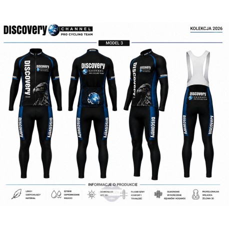 DISCOVERY DŁUGI KOMPLET ROWEROWY MODEL 2025/26