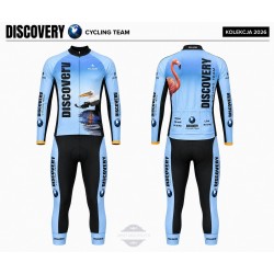 DISCOVERY DŁUGI KOMPLET ROWEROWY MODEL 2025 AQUA