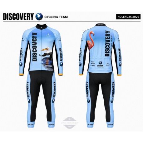 DISCOVERY DŁUGI KOMPLET ROWEROWY MODEL 2025 AQUA