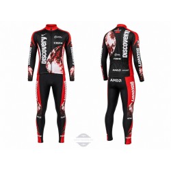 DISCOVERY DŁUGI KOMPLET ROWEROWY MODEL 2008 red