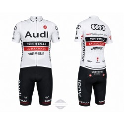 PROFESJONALNY LETNI KOMPLET ROWEROWY AUDI MODEL 2015 WHITE