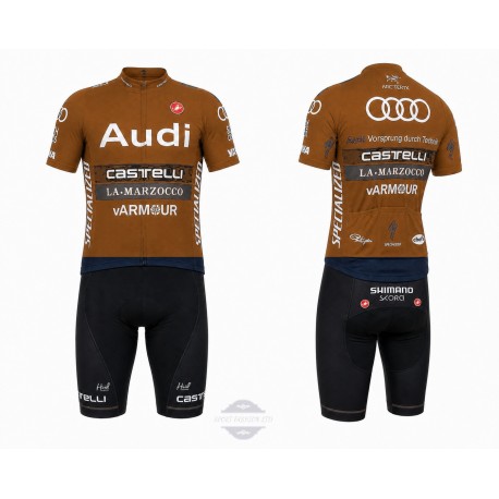AUDI LETNI KOMPLET ROWEROWY MODEL 2016 COFFE