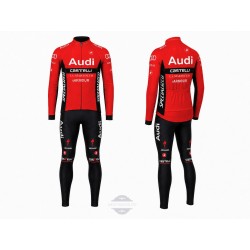 AUDI DŁUGI KOMPLET ROWEROWY MODEL 2015/16 RED