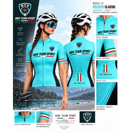 BIKE TEAM SPORT DAMSKA KOSZULKA ROWEROWA MODEL CELESTE
