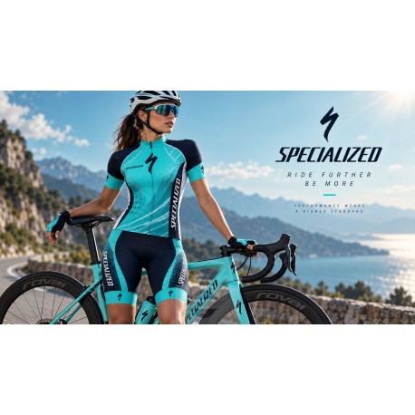 SPECIALIZED DAMSKI LETNI KOMPLET ROWEROWY 2018/19 BLUE