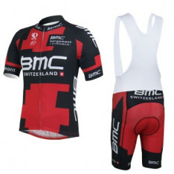 PROFESJONALNY LETNI KOMPLET ROWEROWY  BMC  MODEL 2013 RED-BLACK