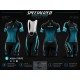 SPECIALIZED DAMSKI LETNI KOMPLET ROWEROWY 2019 AQUA STRIPE