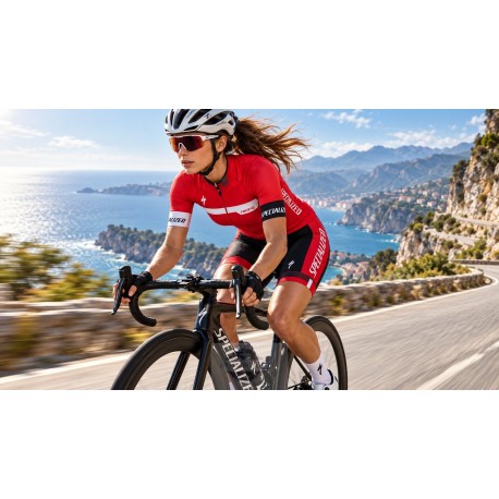 SPECIALIZED DAMSKI LETNI KOMPLET ROWEROWY MODEL 2018 RED