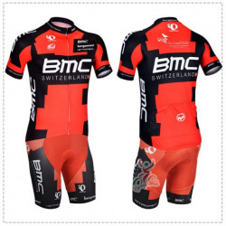 PROFESJONALNY LETNI KOMPLET ROWEROWY  BMC  MODEL 2014 RED-BLACK