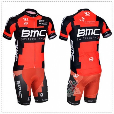 PROFESJONALNY LETNI KOMPLET ROWEROWY BMC MODEL 2014 RED-BLACK