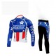 PROFESJONALNY DŁUGI KOMPLETY ROWEROWE BMC 2010 BLUE