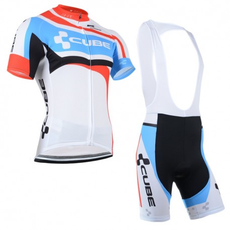 PROFESJONALNY LETNI KOMPLET ROWEROWY CUBE 2014 WHITE-BLUE