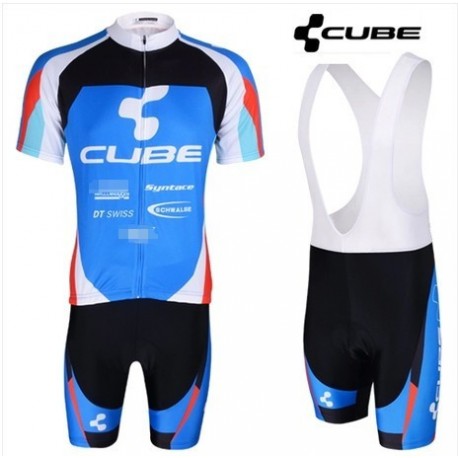 PROFESJONALNY LETNI KOMPLET ROWEROWY CUBE 2014 BLUE-WHITE