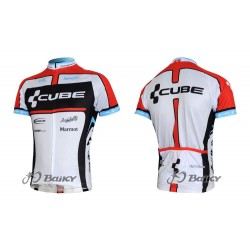 PROFESJONALNE LETNIE KOSZULKI ROWEROWY CUBE 2012 WHITE