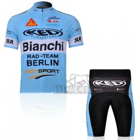 PROFESJONALNY LETNI KOMPLET ROWEROWY BIANCHI MODEL 2010/2011