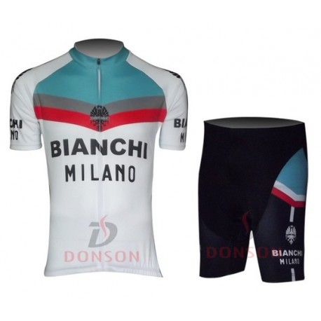 PROFESJONALNY LETNI KOMPLET ROWEROWY BIANCHI 2013 WHITE