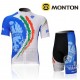 PROFESJONALNY LETNI KOMPLET ROWEROWY BIANCHI MODEL 2011 WHITE-BLUE
