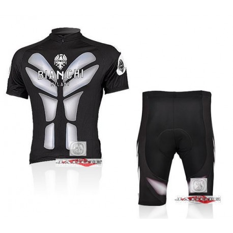 PROFESJONALNY LETNI KOMPLET ROWEROWY BIANCHI MODEL 2010/2011 BLACK