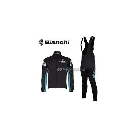 PROFESJONALNY JESIENNO-WIOSENNY KOMPLET ROWEROWY BIANCHI 2010 Z SZELKAMI