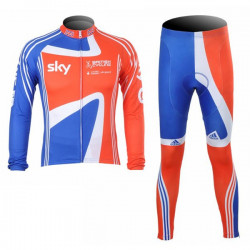 PROFESJONALNY  JESIENNO-WIOSENNY KOMPLET ROWEROWY SKY 2012 RED
