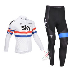 PROFESJONALNY  JESIENNO-WIOSENNY KOMPLET ROWEROWY SKY 2013 WHITE