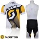PROFESJONALNY LETNI KOMPLET ROWEROWY SCOTT RC 2011 WHITE-YELLOW