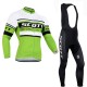 PROFESJONALNY DŁUGI KOMPLET ROWEROWY SCOTT 2014 GREEN