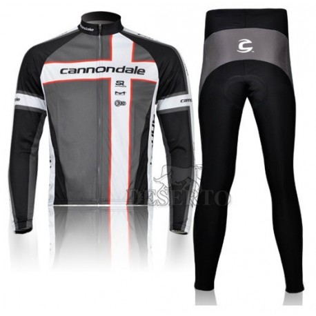 PROFESJONALNY JESIENNO-WIOSENNY KOMPLET ROWEROWY CANNONDALE 2012 GRAY