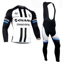 PROFESJONALNY DŁUGI KOMPLET ROWEROWY GIANT 2014 WHITE-BLACK
