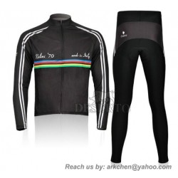 PROFESJONALNY JESIENNO-WIOSENNY KOMPLET ROWEROWY NALINI MODEL 2011/2012 BLACK