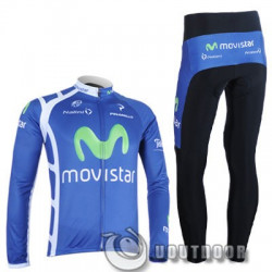 PROFESJONALNY JESIENNO-WIOSENNY KOMPLET ROWEROWY MOVISTAR  3 MODELE 2011