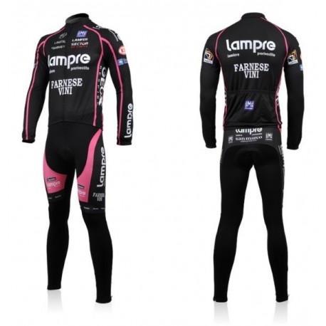 PROFESJONALNY DŁUGI KOMPLET ROWEROWY LAMPRE MODEL 2010 BLACK