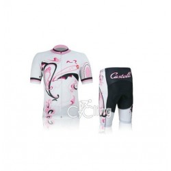 PROFESJONALNY DAMSKI LETNI KOMPLET ROWEROWY CASTELLI 2012/2013