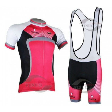 PROFESJONALNY DAMSKI LETNI KOMPLET ROWEROWY NALINI 2014 RED